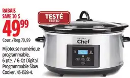 Canadian Tire Master Chef 6-Qt Digital Programmable Slow Cooker offer
