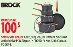 Canadian Tire THE ROCK PRO 10-Pc Non-Stick Cookset offer