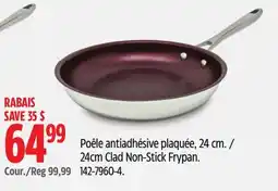 Canadian Tire PADERNO 24cm Clad Non-Stick Frypan offer