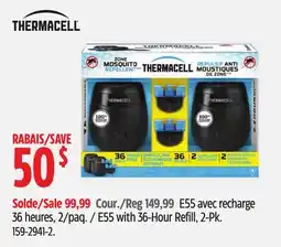 Canadian Tire Thermacell E55 with 36-Hour Refill, 2-Pk offer