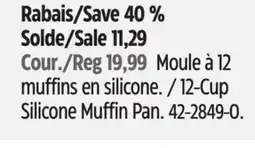 Canadian Tire 12-Cup Silicone Muffin Pan offer