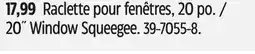 Canadian Tire 20˝ Window Squeegee offer