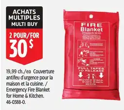 Canadian Tire Fire Blanket Emergency Fire Blanket for Home & Kitchen offer