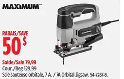 Canadian Tire MAXIMUM A Orbital Jigsaw offer
