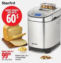 Canadian Tire Starfrit 2-lb Bread Maker offer