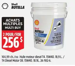 Canadian Tire Shell T4 Diesel Motor Oil offer