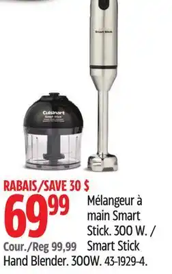 Canadian Tire Cuisinart Smart Stick Hand Blender offer