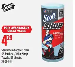 Canadian Tire Scott Blue Shop Towels offer