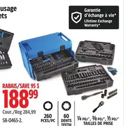 Canadian Tire Mastercraft General Use Socket Sets offer