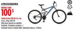Canadian Tire Supercycle Outlook Youth or Adult Bike offer