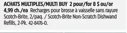 Canadian Tire Scotch-Brite Non-Scratch Dishwand Refills, 2-Pk offer