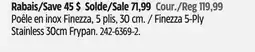 Canadian Tire Finezza 5-Ply Stainless 30cm Frypan offer