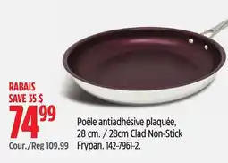 Canadian Tire Paderno 28cm Clad Non-Stick Frypan offer
