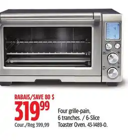 Canadian Tire 6-Slice Toaster Oven offer