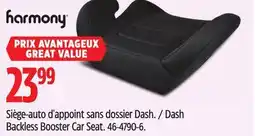 Canadian Tire Harmony Dash Backless Booster Car Seat offer