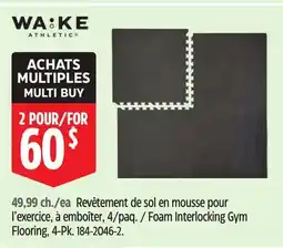 Canadian Tire Foam Interlocking Gym Flooring, 4-Pk offer