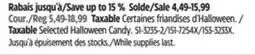 Canadian Tire Taxable Selected Halloween Candy offer