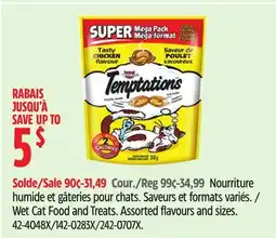 Canadian Tire Purina Wet Cat Food and Treats offer