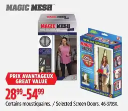 Canadian Tire Magic Mesh Selected Screen Doors offer
