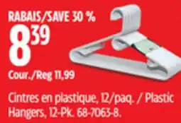 Canadian Tire Type A Plastic Hangers offer