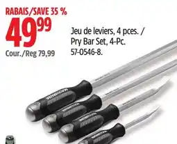 Canadian Tire Maximum Pry Bar Set offer