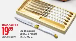 Canadian Tire 6-Pc Knife Set offer