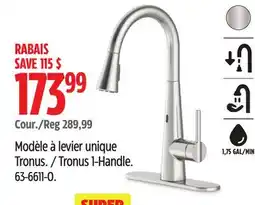 Canadian Tire Danze Tronus 1-Handle Kitchen Faucets offer