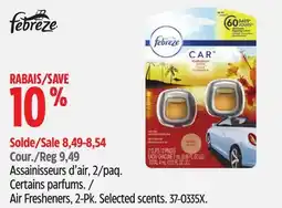 Canadian Tire Febreze Air Fresheners offer