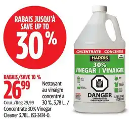 Canadian Tire Harris Concentrate 30% Vinegar Cleaner offer