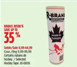 Canadian Tire Selected Hockey Tape offer