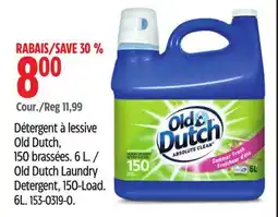 Canadian Tire Old Dutch Laundry Detergent, 150-Load offer