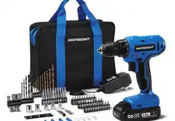 Canadian Tire Mastercraft 20V Single-Speed Drill/Driver with 76-Pc Accessory Kit offer