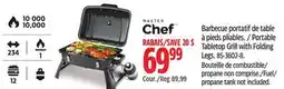 Canadian Tire Masterchef Portable Tabletop Grill with Folding Legs offer