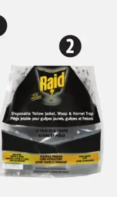 Canadian Tire Raid Disposable Wasp Trap Bag offer
