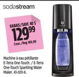 Canadian Tire SodaStream E-Terra One-Touch Sparkling Water Maker offer