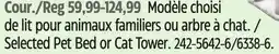 Canadian Tire Selected Pet Bed or Cat Tower offer