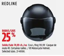 Canadian Tire Redline R1 Motorcycle Helmet offer