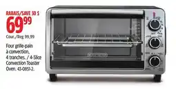 Canadian Tire BLACK + DECKER 4-Slice Convection Toaster Oven offer