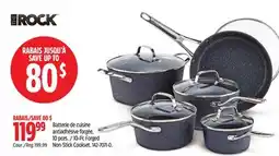 Canadian Tire THE ROCK 10-Pc Forged Non-Stick Cookset offer