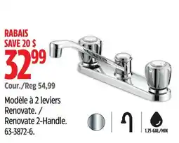 Canadian Tire Danze Renovate 2-Handle offer