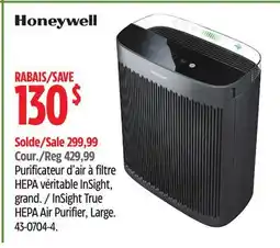 Canadian Tire InSight True HEPA Air Purifier, Large offer