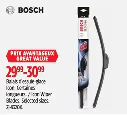 Canadian Tire Bosch Icon Wiper Blades offer