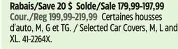 Canadian Tire Selected SIMONIZ Car Covers offer