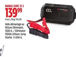 Canadian Tire Eliminator 1500A Lithium Jump Starter offer