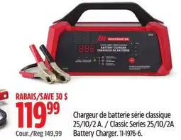 Canadian Tire Motomaster Classic Series 25/10/2A Battery Charger offer