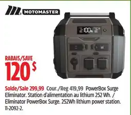 Canadian Tire Motomaster Eliminator PowerBox Surge offer