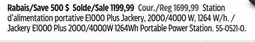 Canadian Tire Jackery E1000 Plus 2000/4000W 1264Wh Portable Power Station offer