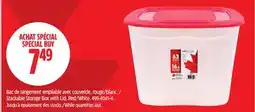 Canadian Tire Stackable Storage Box with Lid offer