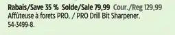 Canadian Tire Mastercraft PRO Drill Bit Sharpener offer