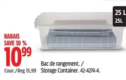 Canadian Tire Storage Container offer